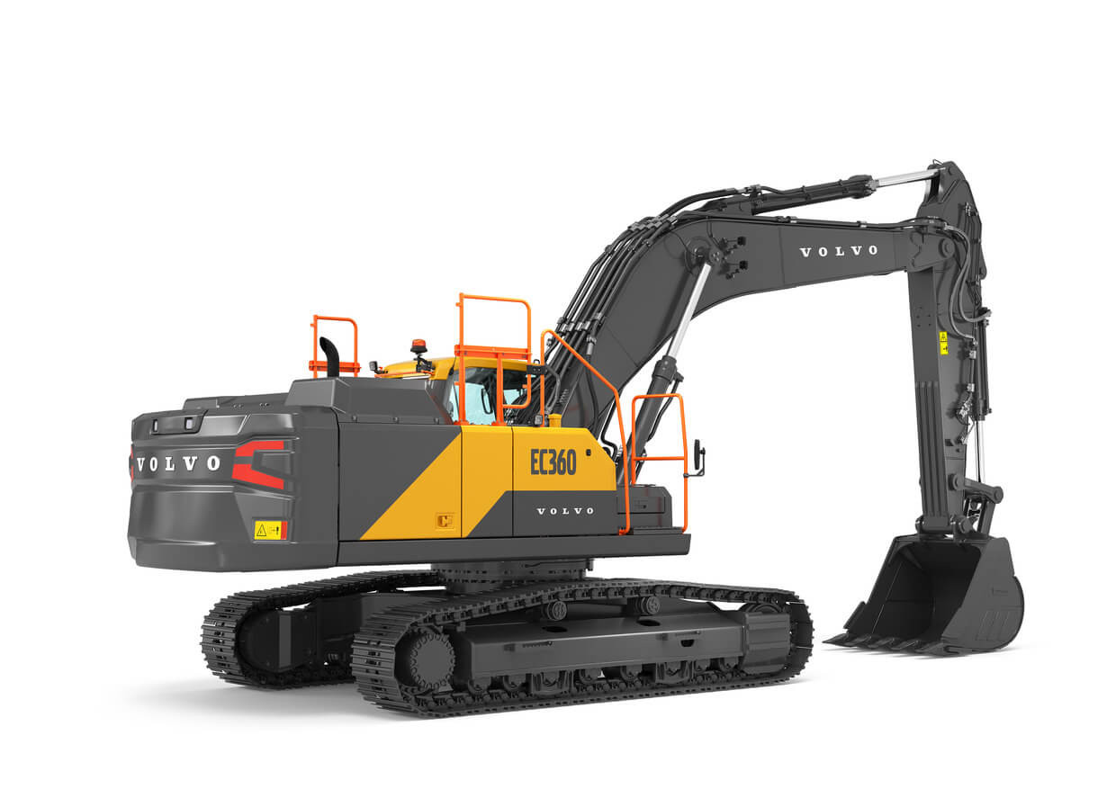 Volvo EC360 back