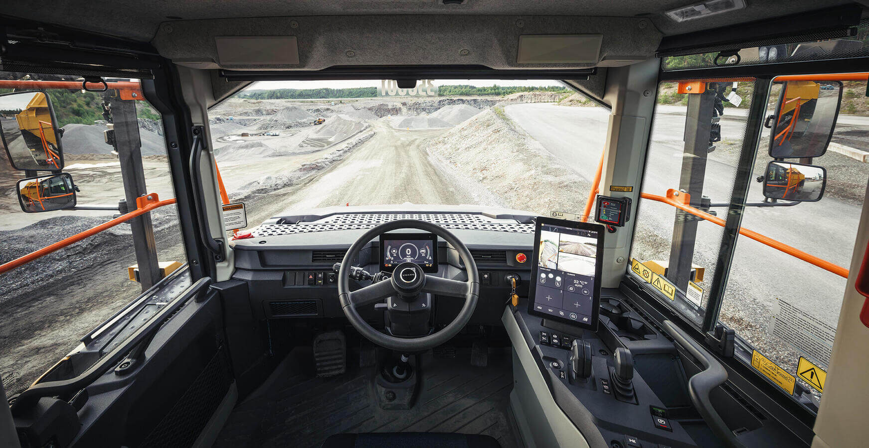 Volvo A40 cabin