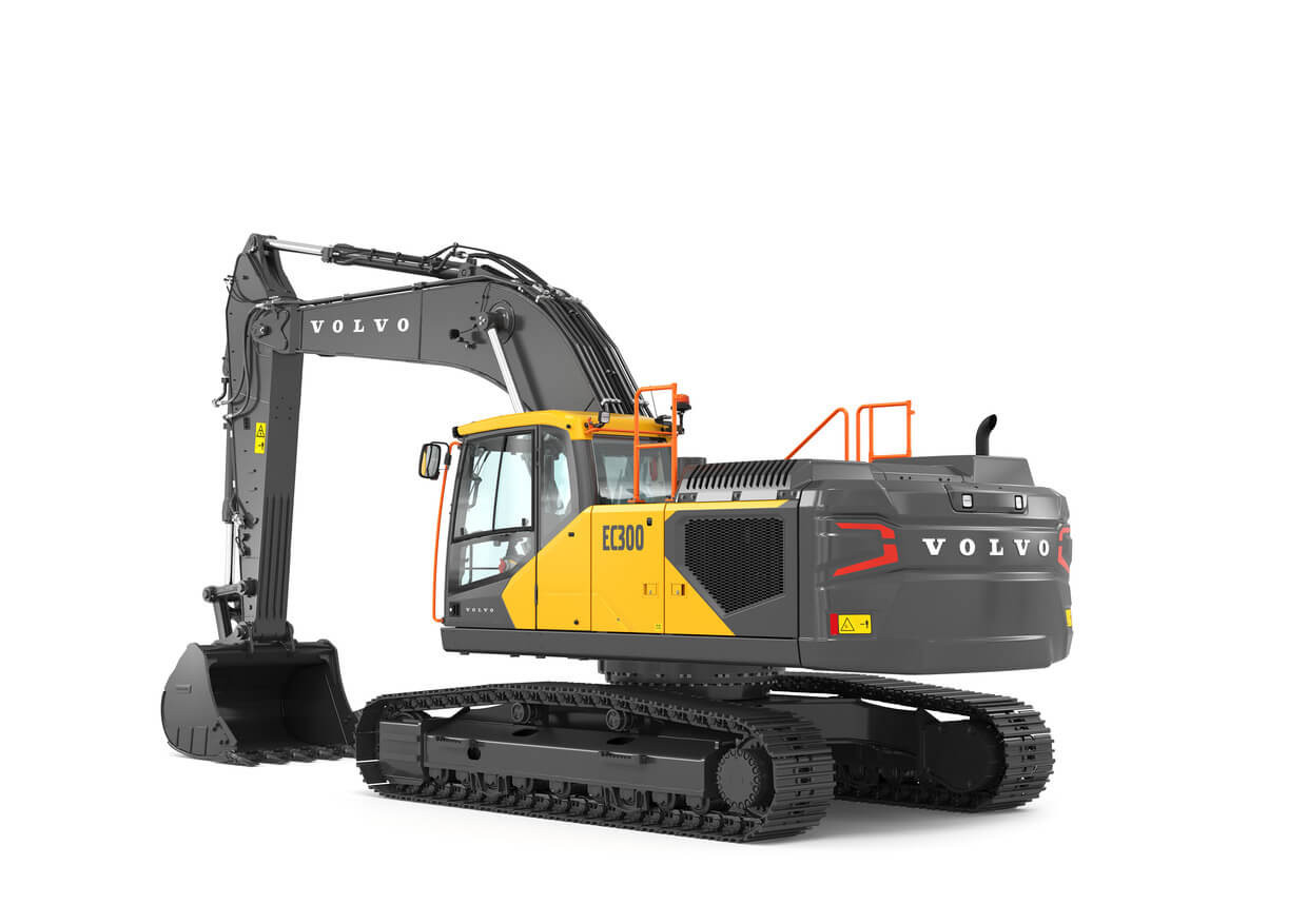 Volvo EC300 back