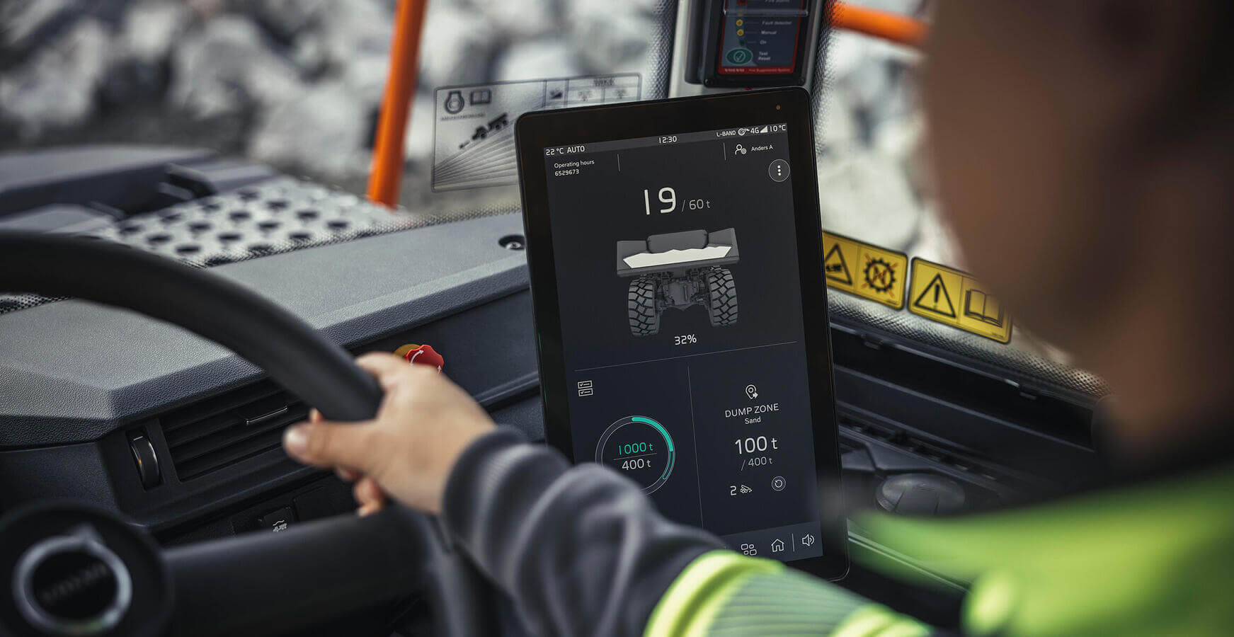 Volvo A40 monitor