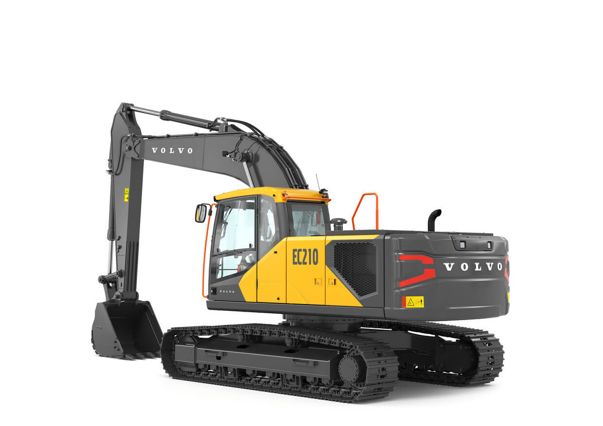 Volvo EC210 back